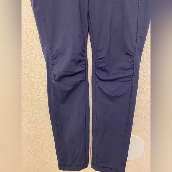 Duluth Trading Co Women's navy blue NoGA Stretch Leggings M - Picture 3 of 9